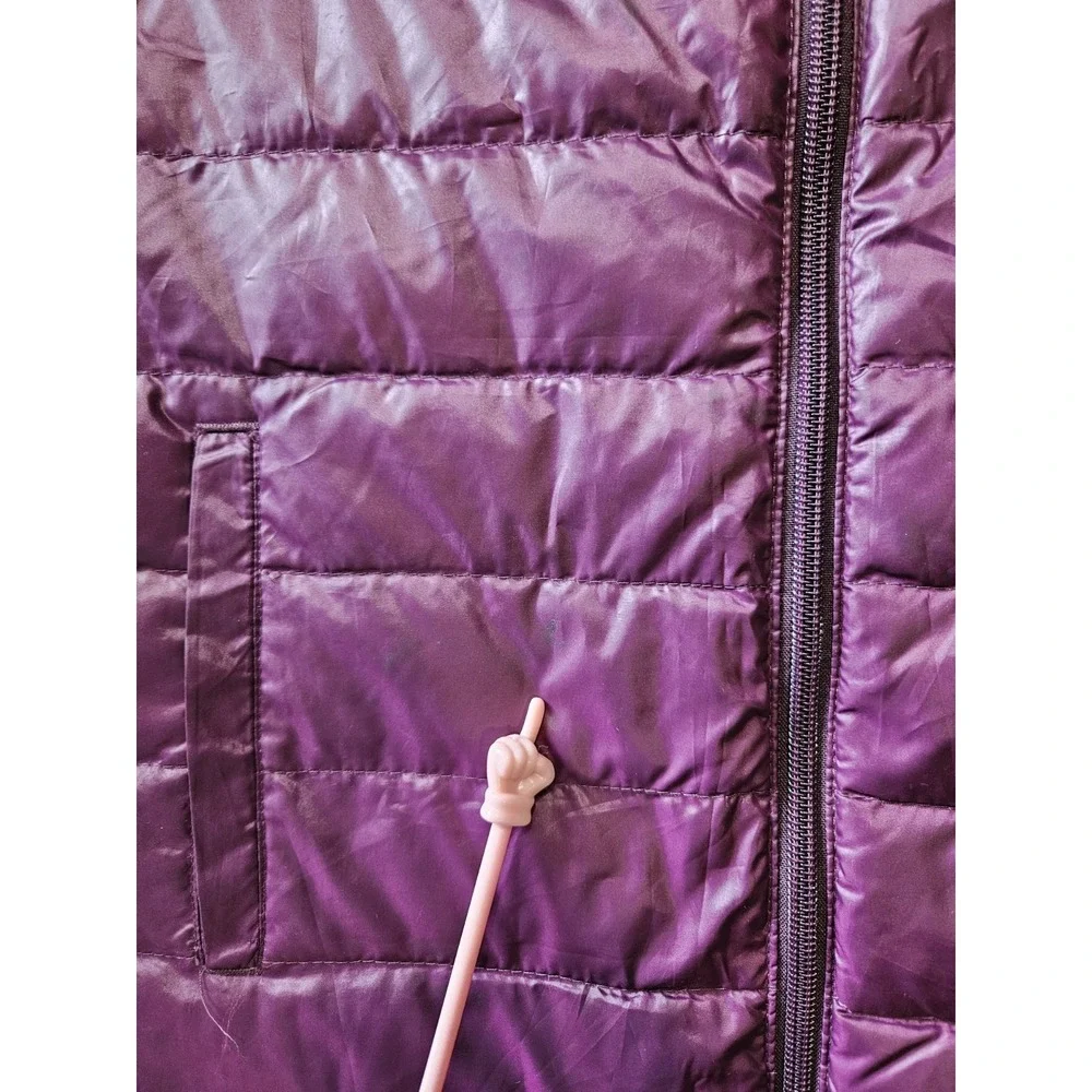 Columbia Youth M 10/12 Purple Down Puffer Jacket Kids Lightweight Quilted Winter